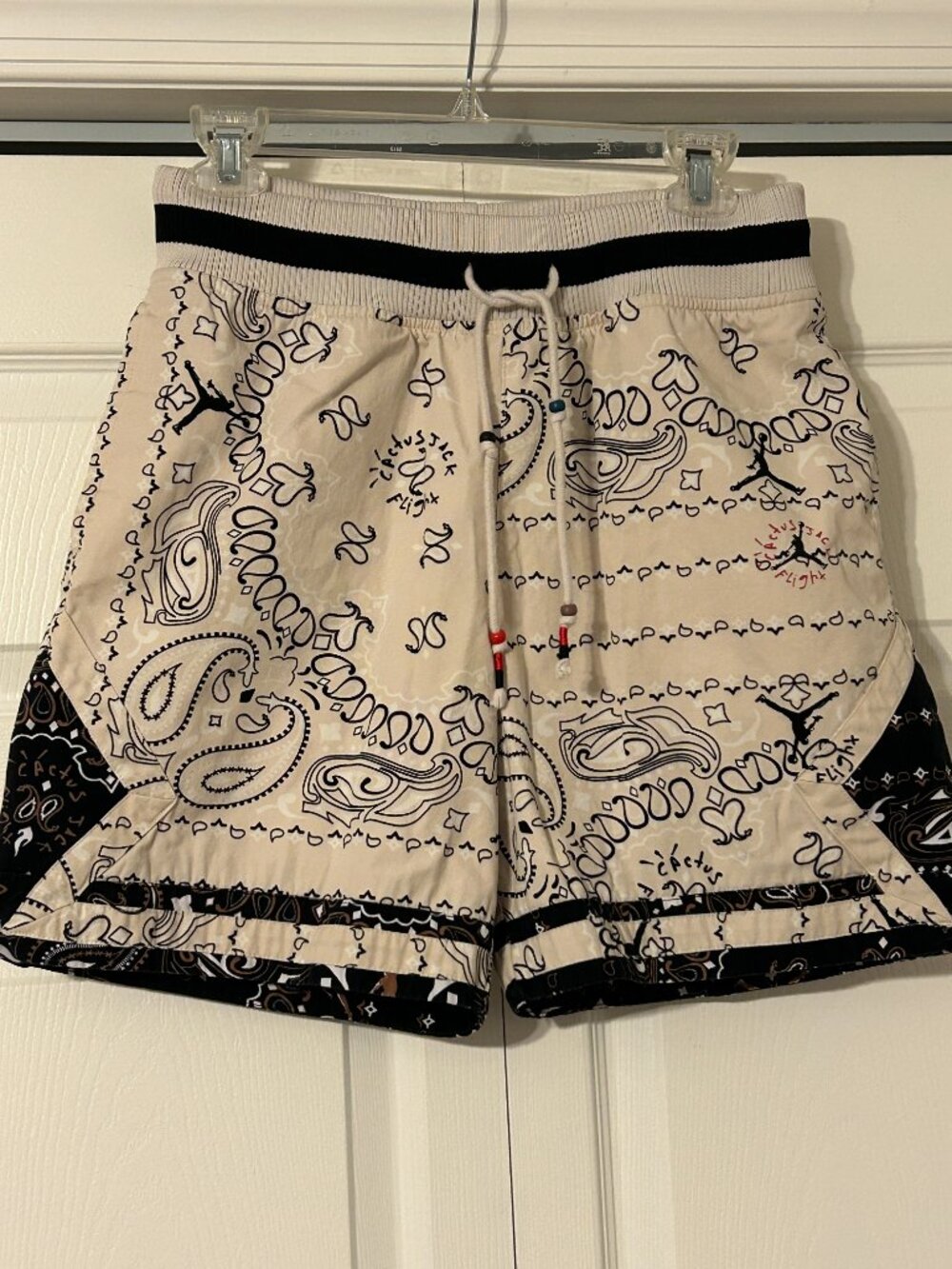 NIKE Air Jordan x Travis Scott Sz M Paisley Shorts Orewood Cactus Jack Shorts